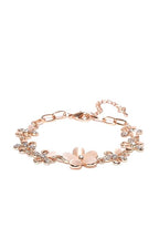 YouBella Jewellery Bracelets for Women Stylish Rose Gold Plated Crystal Bracelet Bangle Jewellery for Girls and Women