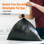 Presto! Garbage Bags | Medium | 180 Count | 30 Bags X 6 Rolls | Black