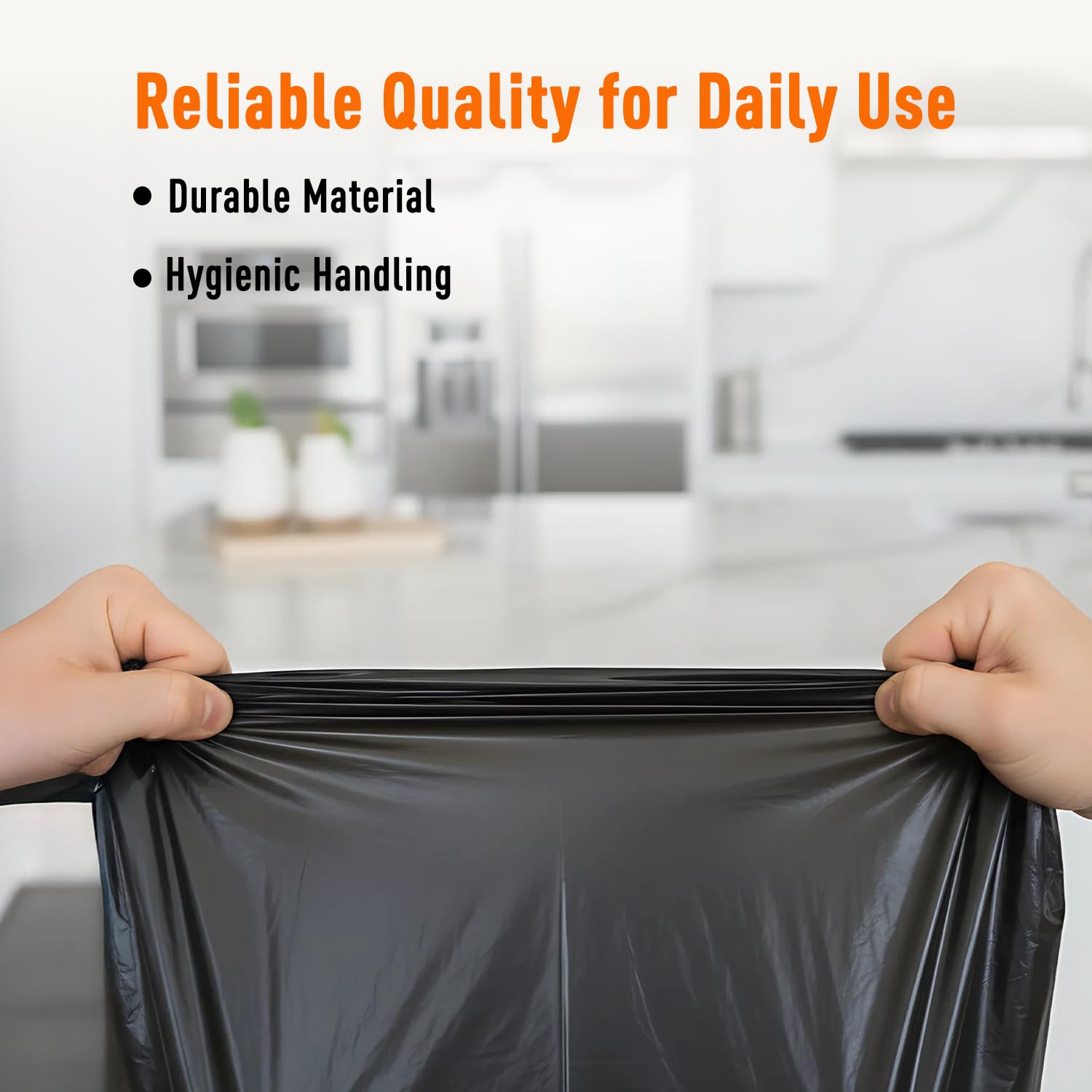 Presto! Garbage Bags | Medium | 180 Count | 30 Bags X 6 Rolls | Black
